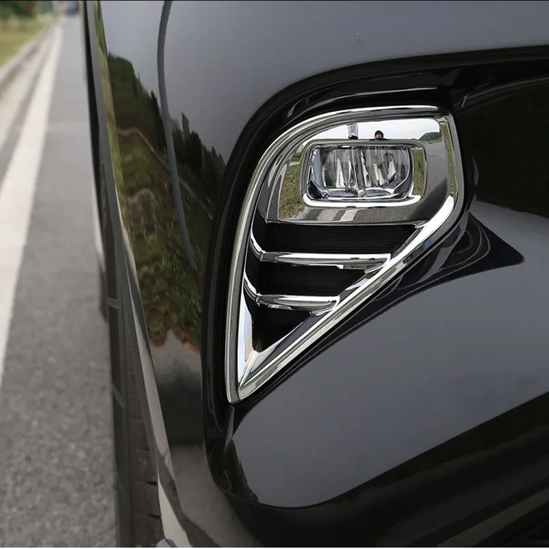 

ABS хромированный передний противотуманный фонарь, противотуманная фара, крышка, отделка, защита автомобиля, внешние аксессуары для Toyota ...