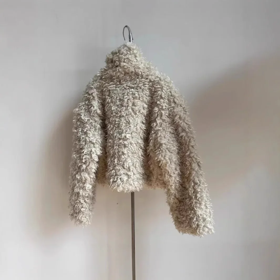 Новинка 2024 осенне-зимняя женская плюшевая куртка с капюшоном мягкий и ленивый