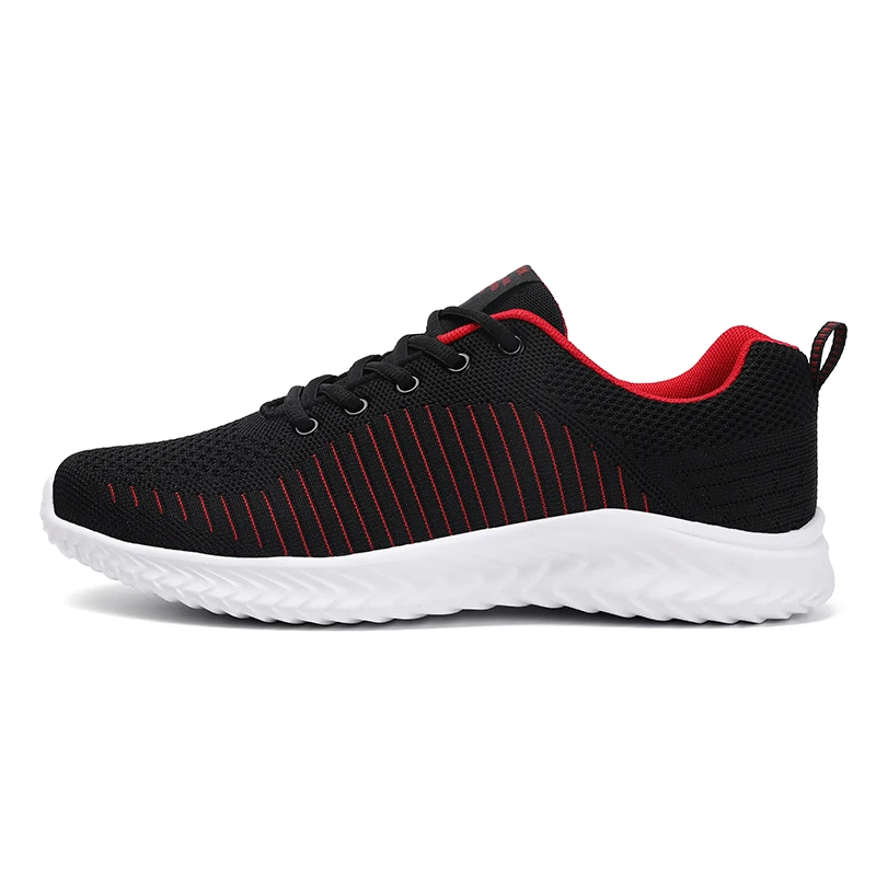 Light Mesh Running Shoes For Man Breathable Men Sneakers Lace Up Casual Walking Shoes
