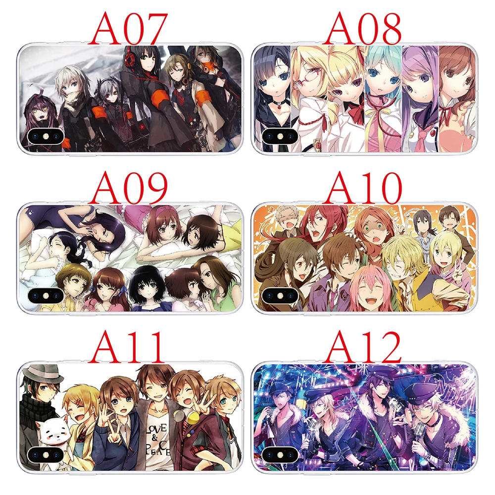 

For ZTE Blade 20 A6 A3 Lite A2 10 Smart A610 L110 L7 A320 L5 Plus A520 A452 Case Japan Anime Group Coque Mobile Phone Bag