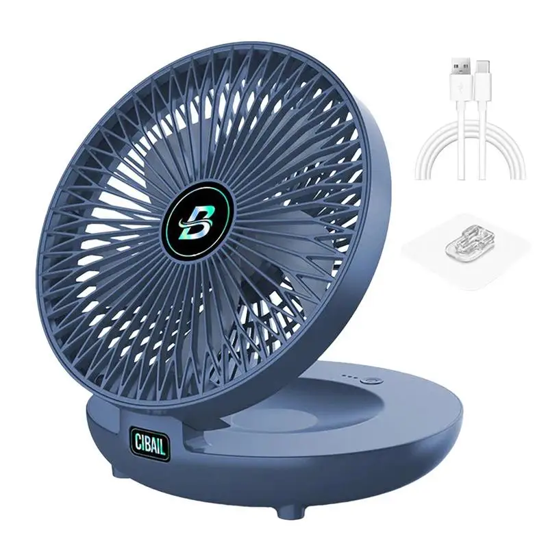 

Table Fan Small Portable Fan Air Circulation Fan Increase Air Flow 3 Speed Wind USB Charging For Indoor Bedroom Kitchen