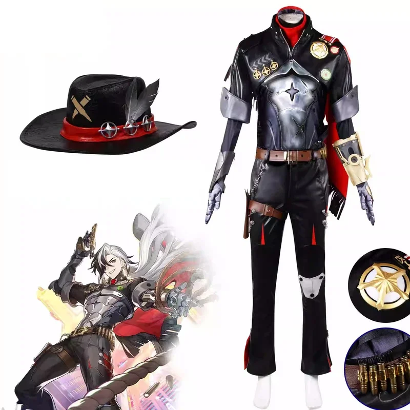 Игра Honkai Star Rail Boothill Косплей Костюм Шляпа Перчатки Рукавички Опора Костюмы Обувь
