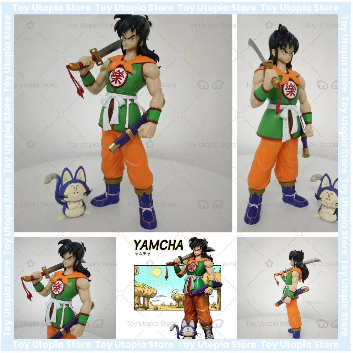 Фото Фигурка Dragon Ball, 33 см/12,99 дюймов, Пуар Ямча, коллекционная статуэтка из ПВХ, серия Mol Toys, подарки, в наличии. №1