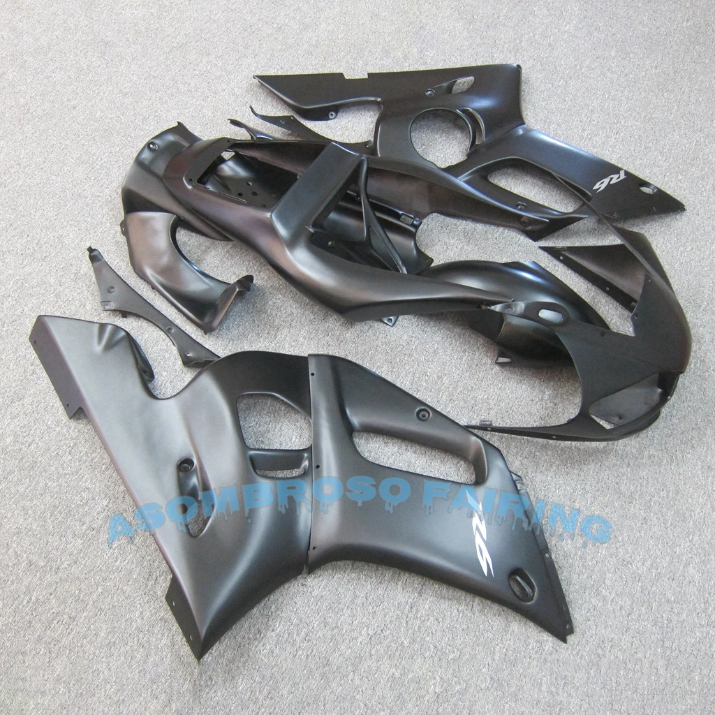 Матовый черный корпус кузов подходит для Yamaha YZF-R6 YZFR6 1998 1999 2000 2001 2002 YZF R6 98-02