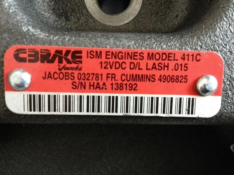 QSM ISM QSM11 ISM11 M11 оригинальный тормозной комплект двигателя 4906825 4906826 3406906 3800765 3161903