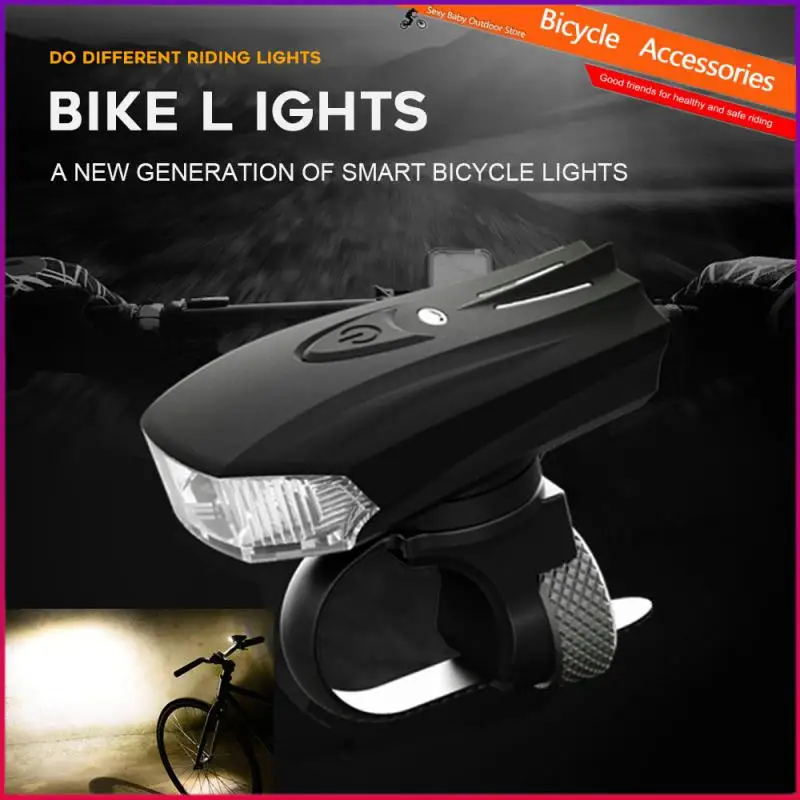 

Фонарь велосипедный MTB с зарядкой от USB, 5 режимов
