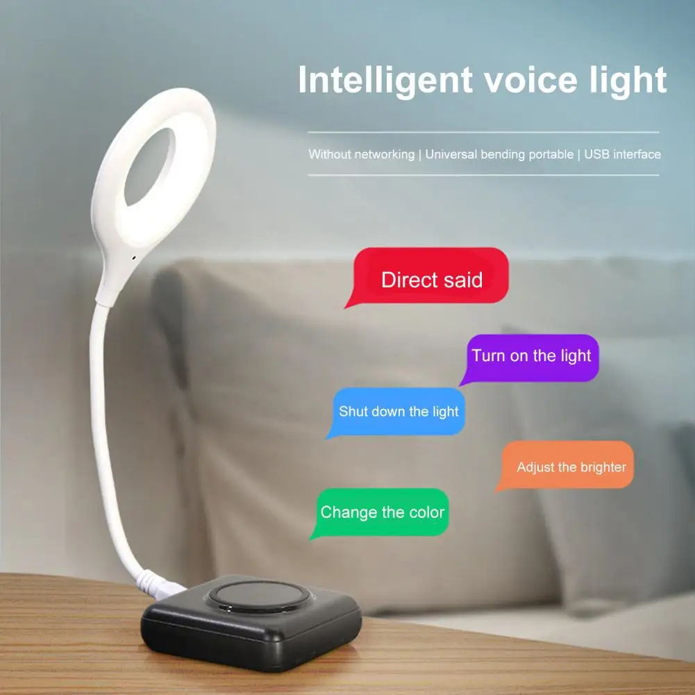 

5V RGB Voice And Touch Control Universal Decorative Lamp Car Home Party LED Atmosphere Light USB Magic Stage Effect Night Lights