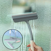 window glass wiper silicone blade mirror cleaner holder car glass shower squeegee bathroom scraper household cleaning tools