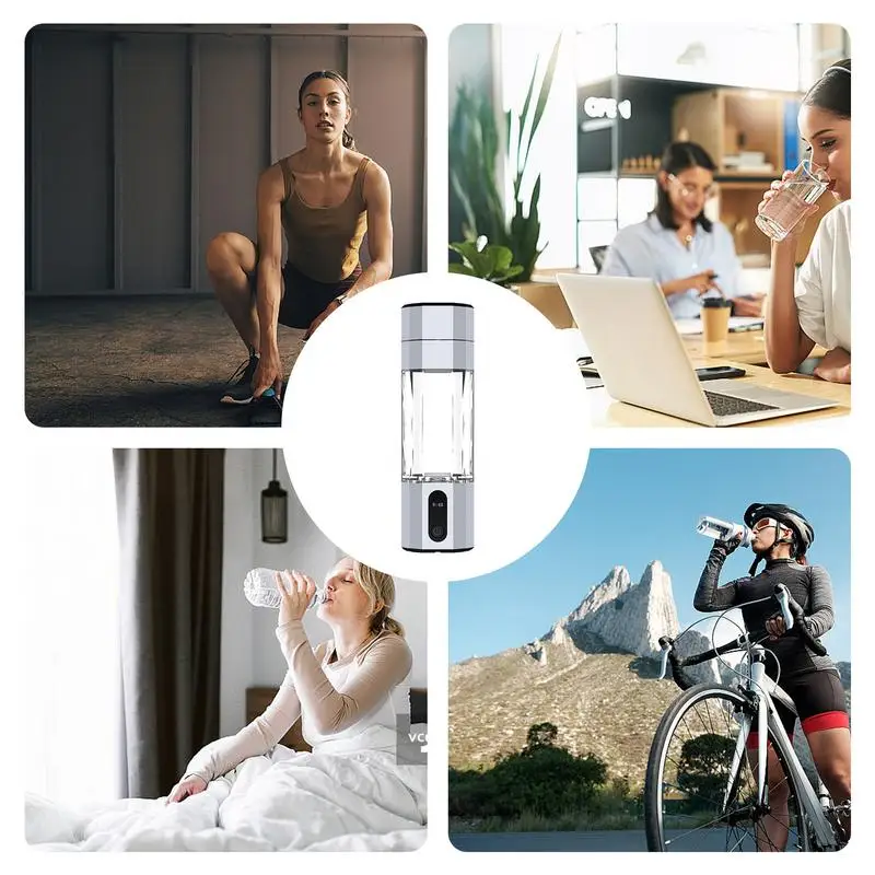 Бутылка с водородом 208 мл электролитический генератор водорода PEM перезаряжаемый