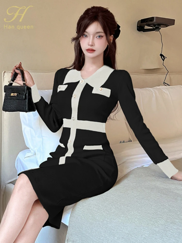 Женское вязаное платье Han Queen