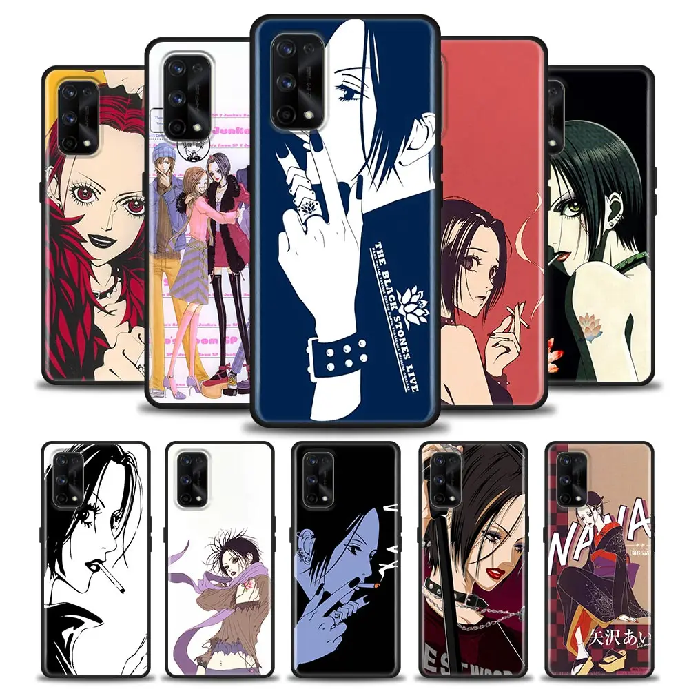 

Silicone Case For Realme GT 5G Master Neo2 GT2 7i 8i 9i 5 6 7 8 9 Pro Coque Soft Fundas Cover NaNa Osaki Embracing Anime Manga