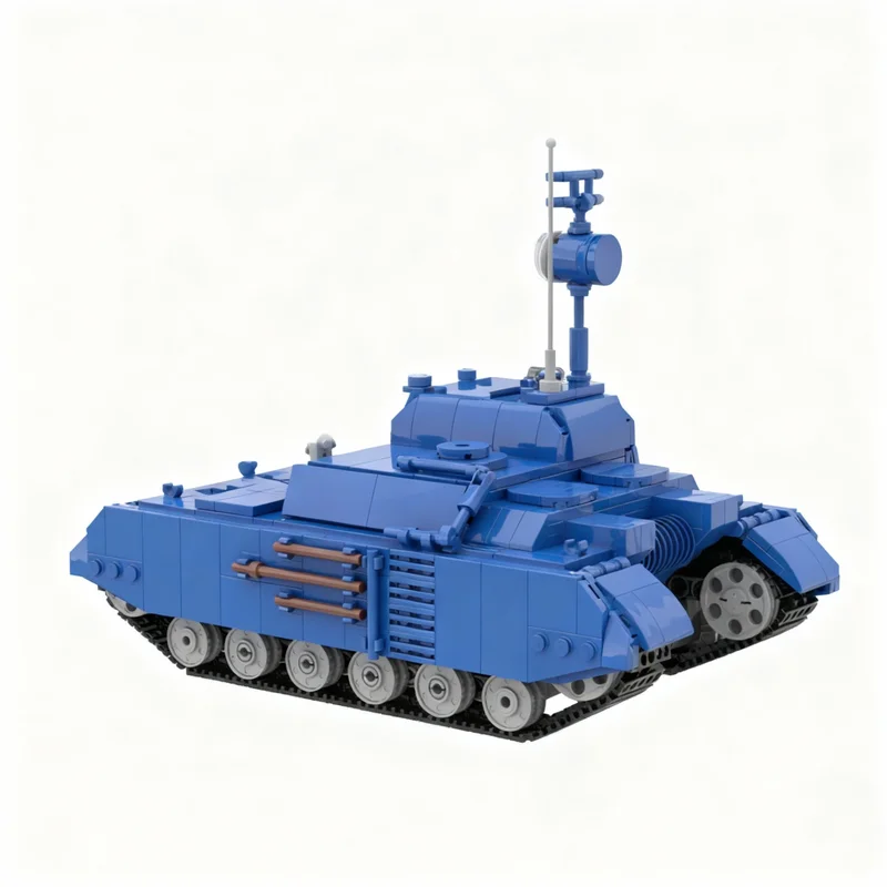 Фото 862 детали MOC Icons Moon Tank Tintin Explorers: Конструктор-модель, идея для рождественского подарка, развивающая игрушка для детей №1
