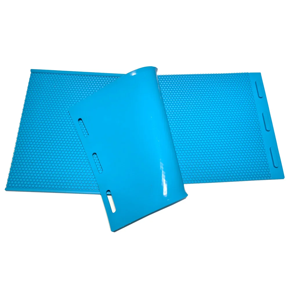 Beekeeping Silicone Beeswax Honeycomb Mold Flexible Wax For Machine Foundation Sheets Press Embosser Bees Beekeeper 2Pcs