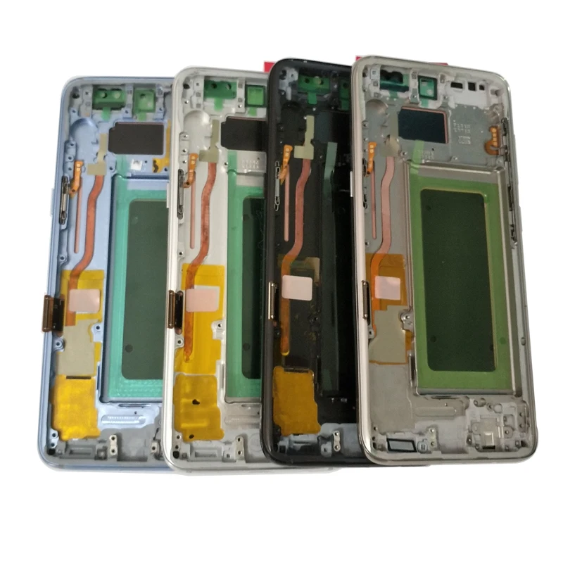 Оригинальная защита от выгорания экрана для Samsung Galaxy S8 G950F G950U G950FD LCD с сенсорным экраном и рамкой.