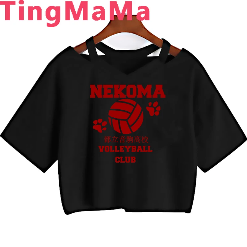 Женская футболка с рисунком Oya Haikyuu японская Y2k в стиле Харадзюку - купить по