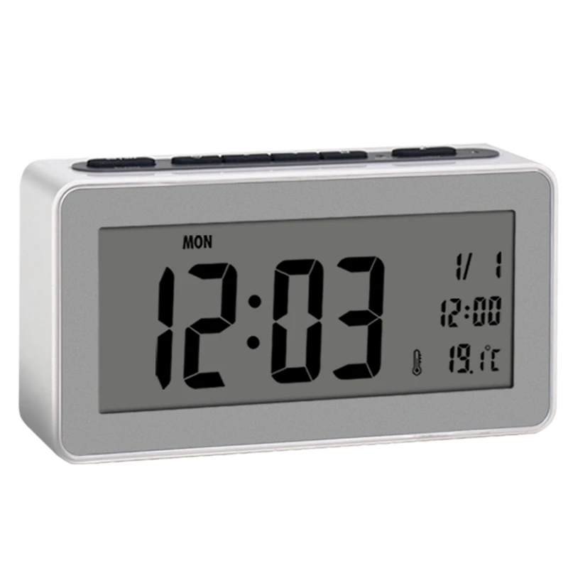 

Многофункциональные электронные часы с будильником, минималистичные цифровые интеллектуальные настольные часы для студентов, настольные ...