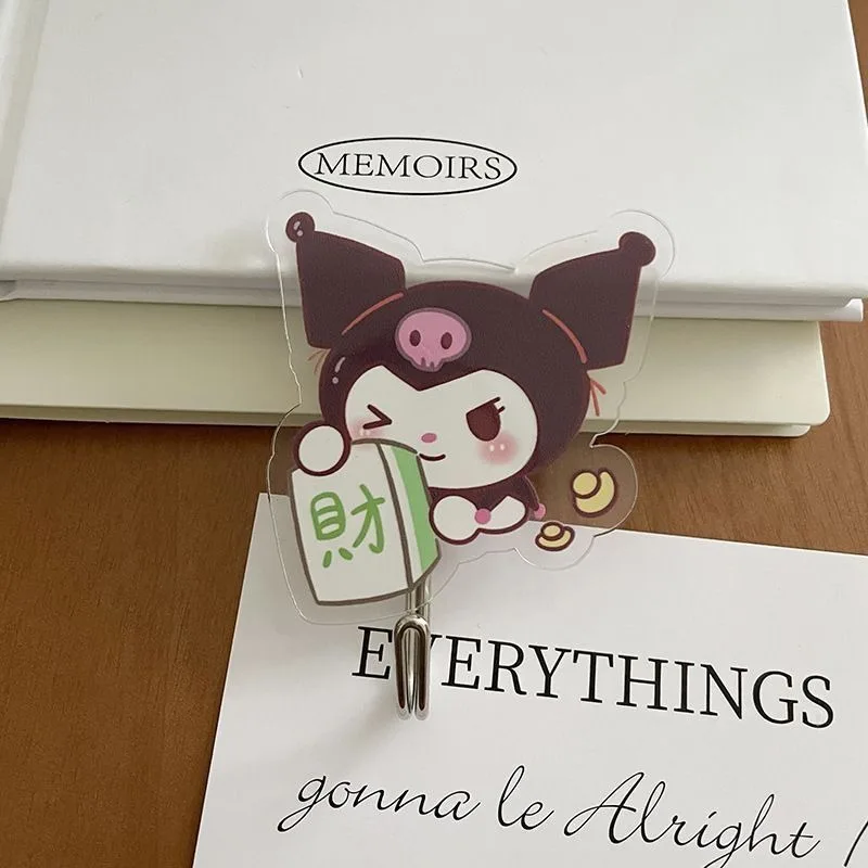 Sanrio Wealth No Punching Hook Kawaii Аниме Персонаж Hello Kitty My Melody Форма 3D Мультфильм Кабинет