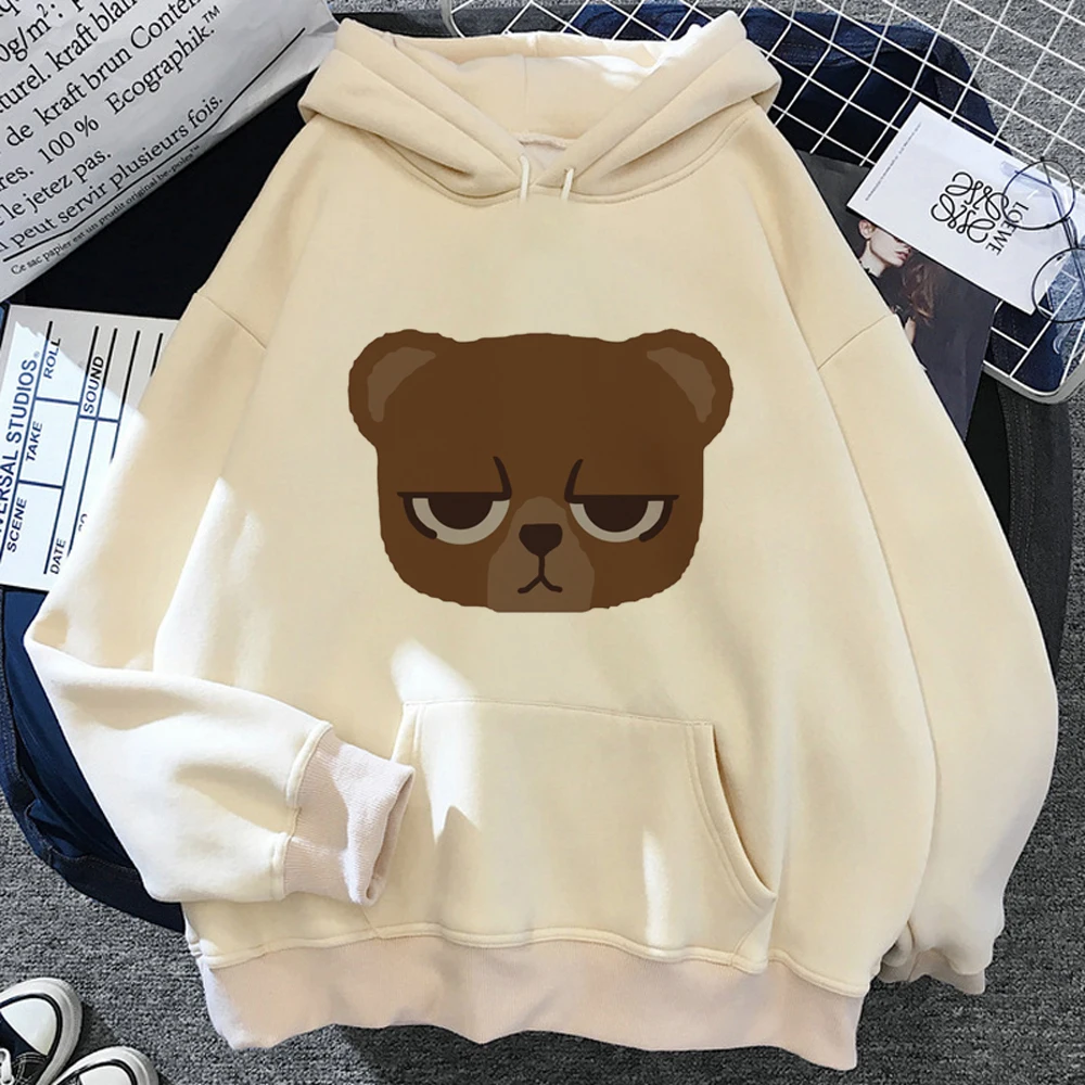 

Худи женское в японском стиле с длинным рукавом и капюшоном