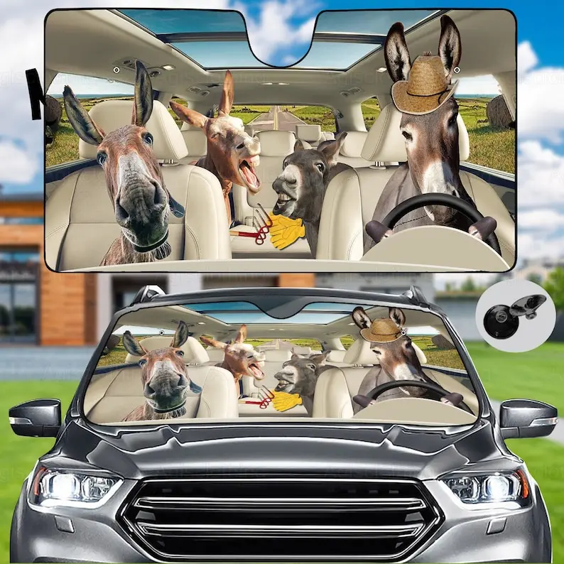 

Солнцезащитный козырек для семейного автомобиля Donkey, солнцезащитный козырек для автомобиля Donkey, солнцезащитный козырек для автомобиля, автомобильный козырек для экрана