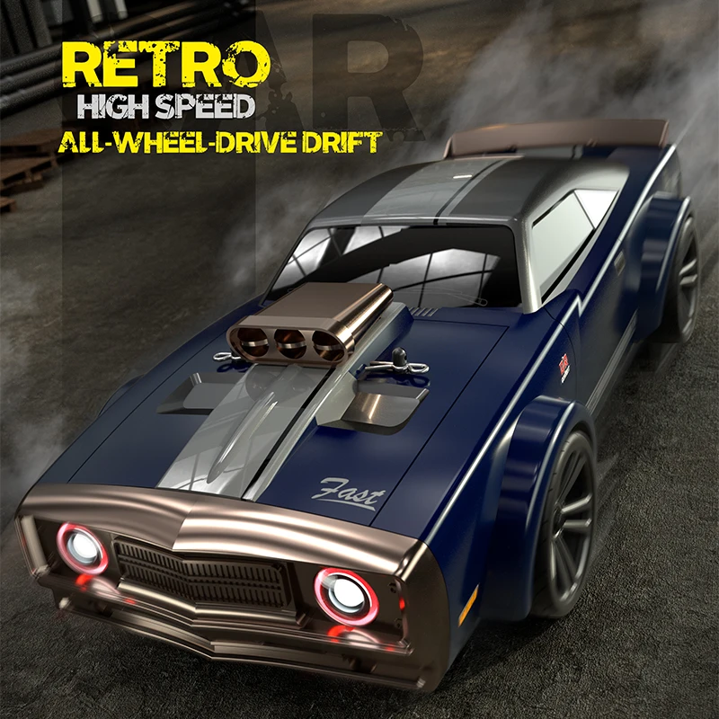 

Высокомощный Q142 полный пропорциональный Электрический четырехколесный привод высокоскоростной мускулистый Дрифт автомобиль Demon Eye Радиоуправляемый гоночный автомобиль 38kmh