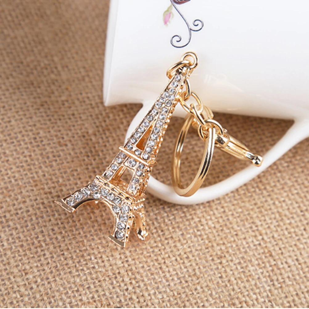 

Eiffel Tower Keychain our Eiffel Rhinestone Key Chain Key Ring Decoration Key Holder for Keys Souvenirs Paris