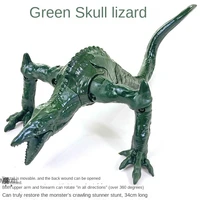 japanese anime godzilla vs king kong 12cm pvc skull lizard reptile mechanical godzilla monster king joint movable model