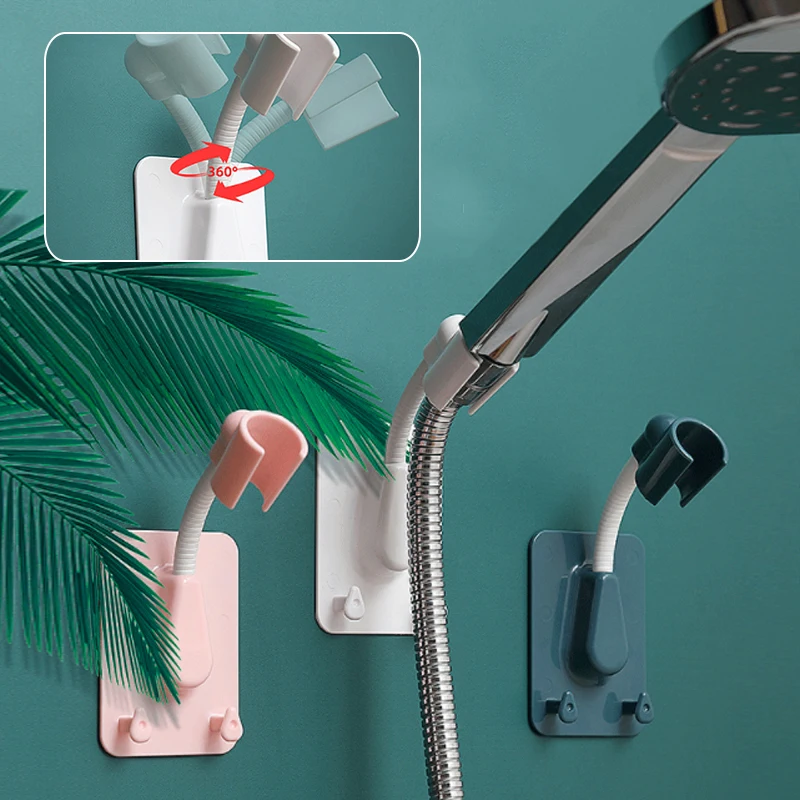 

Hole-free Shower Bracket Shower Holder Shower Accessories Shower Bracket Rotatable Creative Hole-free Bathroom Supplies