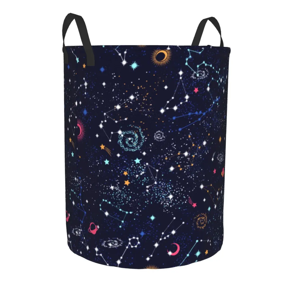 Изготовленная на заказ корзина для белья Space Galaxy Constellations большая хранения одежды