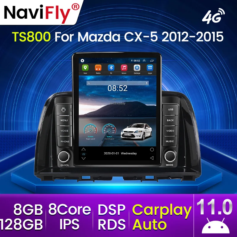 Android 11 Carplay 4G для Tesla вертикальное автомобильное радио видео Mazda CX5 CX-5 CX 5 2012 - 2015
