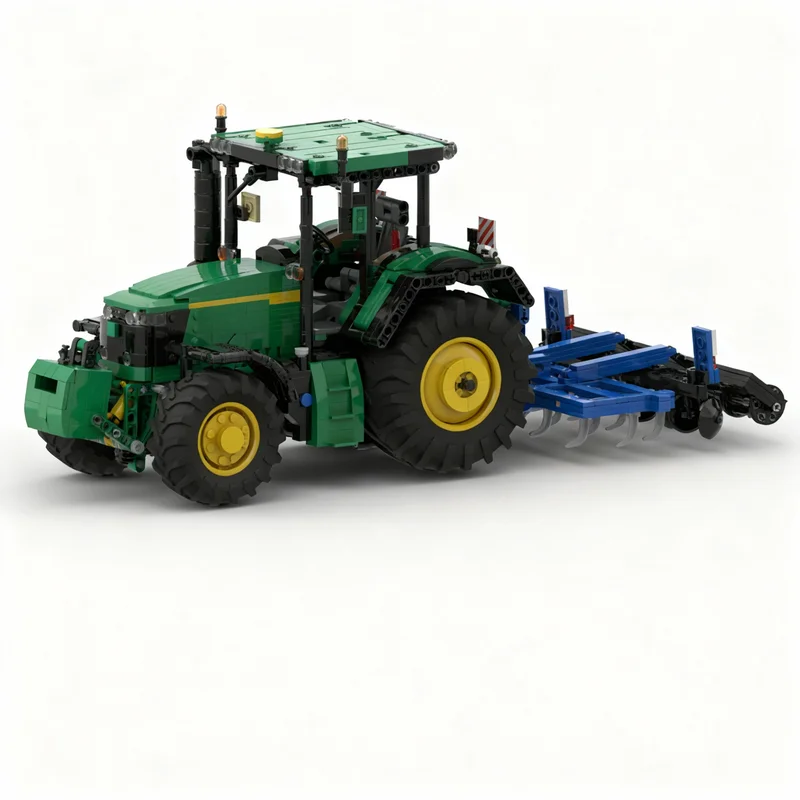 Фото Набор для сборки MOC Rabe Blue Bird 3 Cultivator 42054 Claas, 295 деталей, креативный конструктор, коллекционная игрушка, подарок для фанатов №3