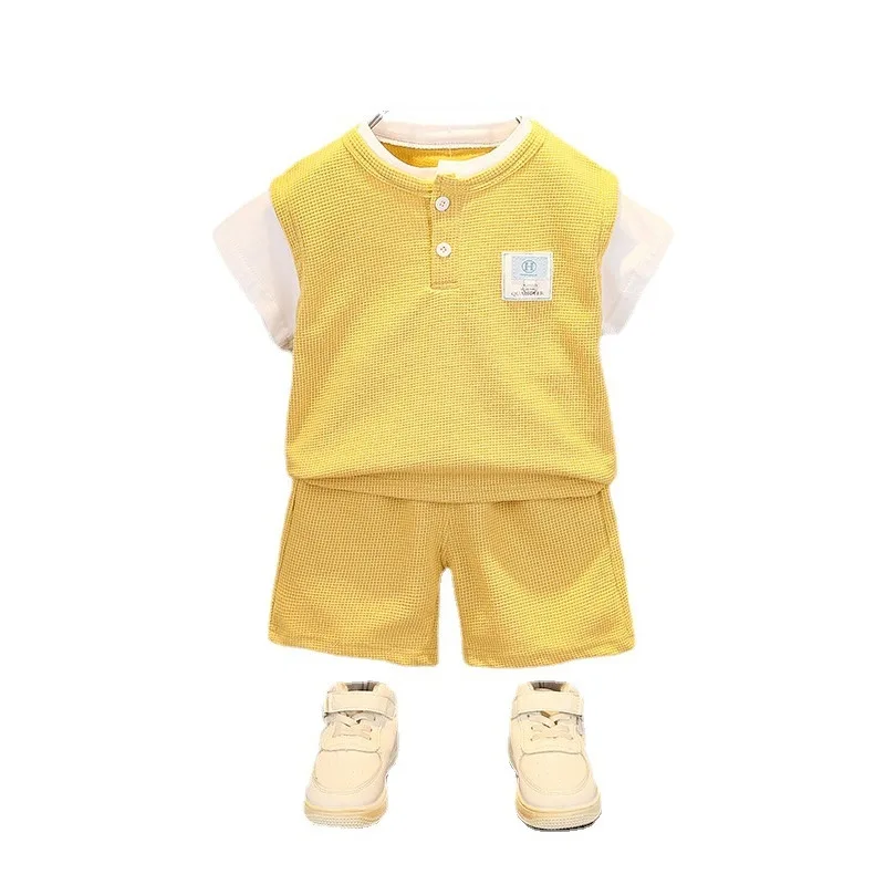 

New Summer Baby Clothes Suit Children Girls Boys Casual Cotton T-Shirt Shorts 2Pcs/Sets Toddler Sports Clothing Kids Tracksuits