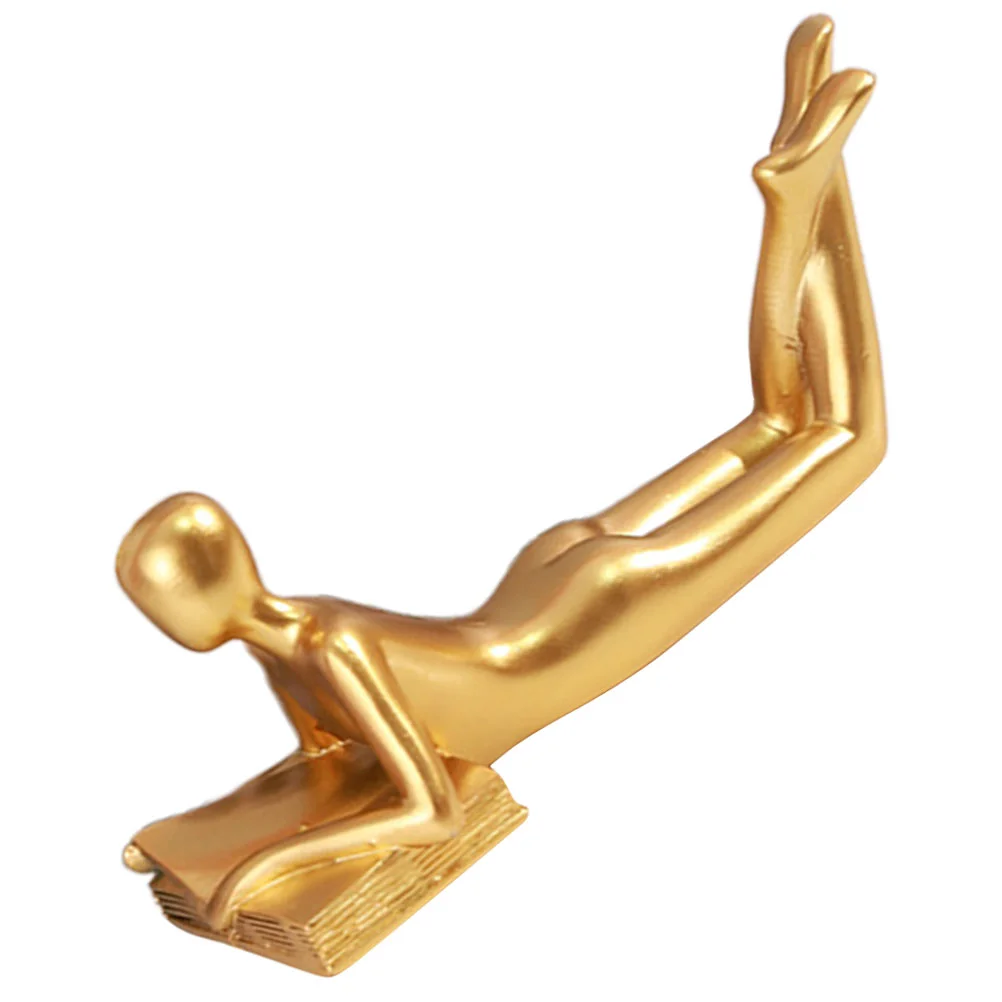 Абстрактная фигура статуя домашний декор фигурка для чтения ремесло нежный