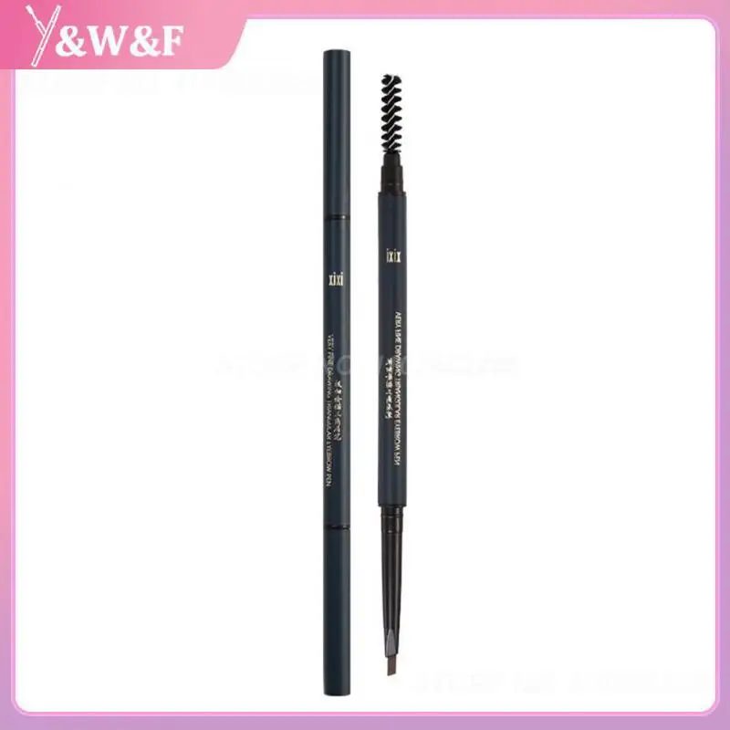 

Натуральная ручка для бровей водонепроницаемый карандаш для бровей 1 шт. с кисточкой для бровей карандаш для бровей гладкая треугольная руч...