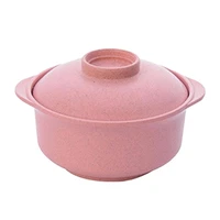 practical salad container reusable 4 colors unbreakable lightweight bowl storage bowl noodles bowl