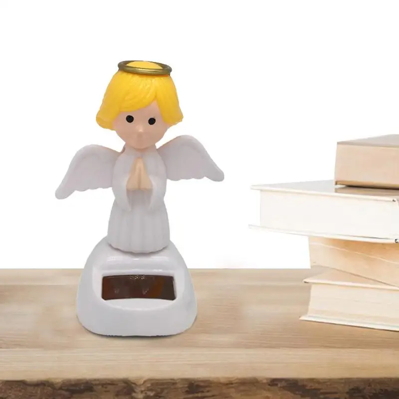 

Angel Solar Car Decoration Solar Power Toy Dancing Figurine Car Decor Kids Girl Toys Gift For Office Car Ornament Supplies