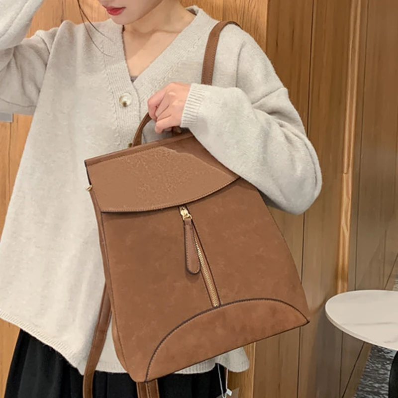 

Дизайнерский Модный рюкзак для женщин, роскошный кожаный ранец высокого качества, школьные ранцы для девочек, дорожные милые винтажные рюк...