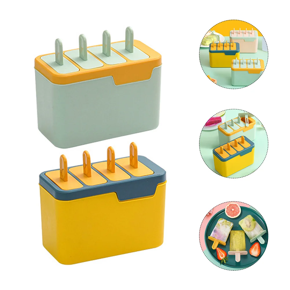 

2pcs Molds Diy Popsicle Makers Fruit Popsicle Mold Lollipop Popsicle Mold Ice Cream Mold Cakesicle Mould Popsicle Molds