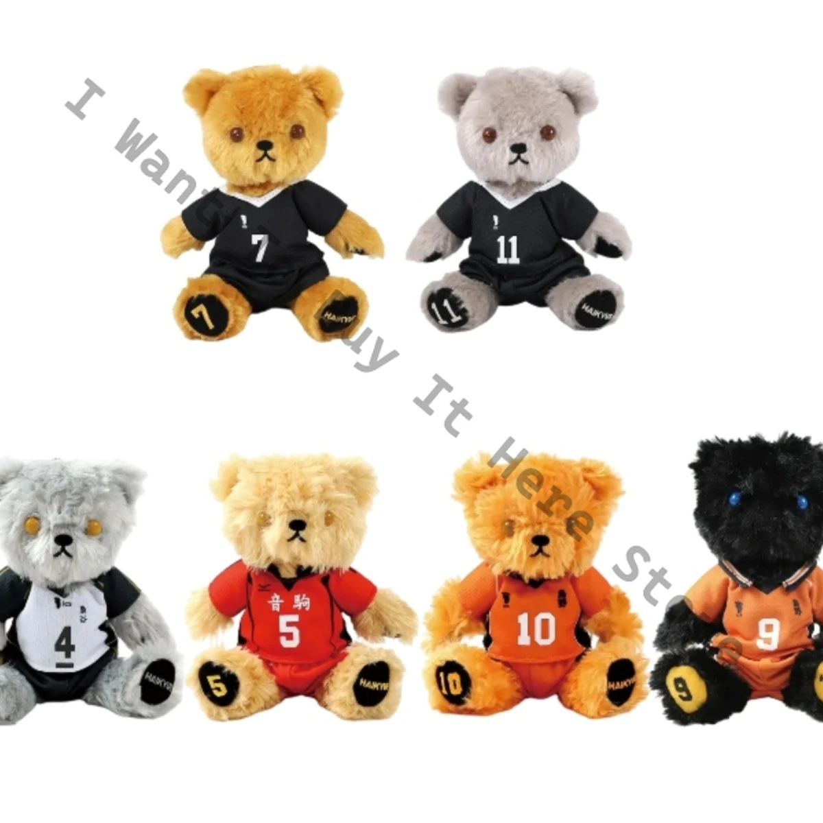 Аниме Хайкю!! Shoyo Hinata Kozume Kenma Kotaro Bokuto miya atsumu Tobio Kageyama Косплей Мягкие игрушки