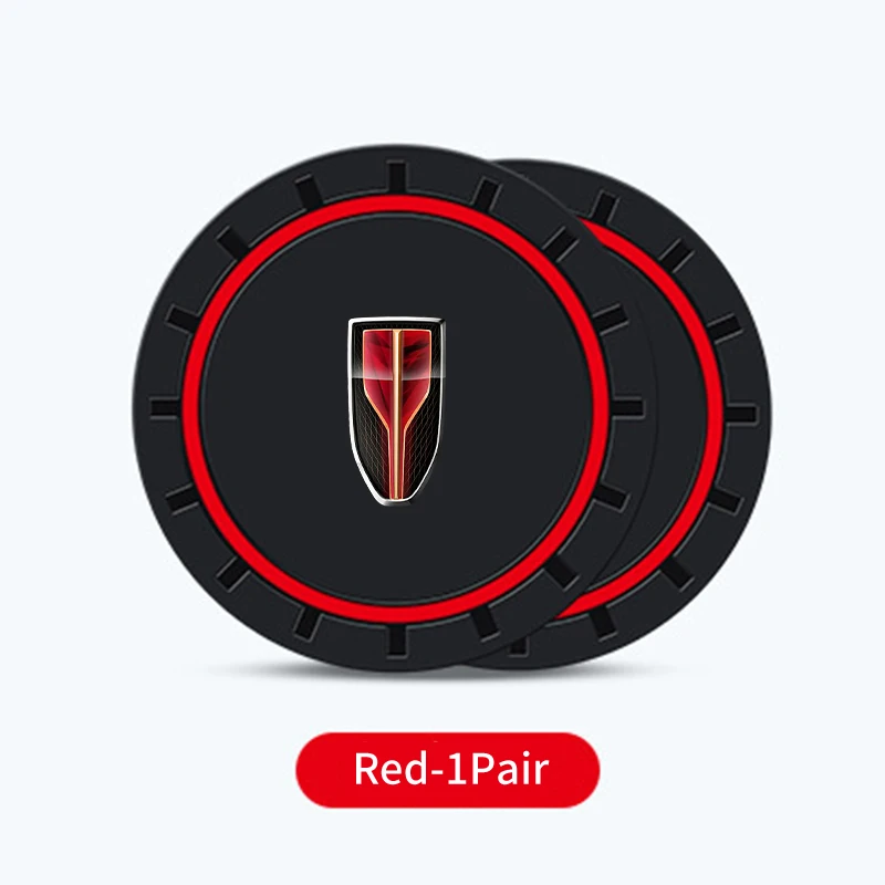 

2 шт. автомобильные подставки для чашек с прорезями для воды, нескользящий коврик для напитков для Hongqi HS5 H5 H9 E-QH5 HS7 E-HS9 H7 E-HS3