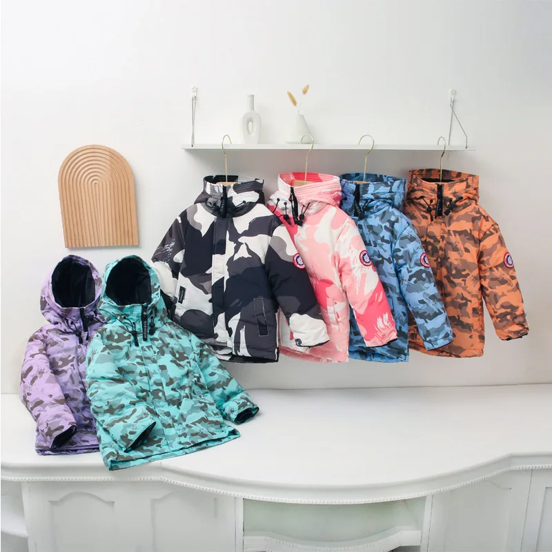 

Children's down Jacket New Children's down Jacket Children's Clothing Anti-Season Children's Camouflage Clothing