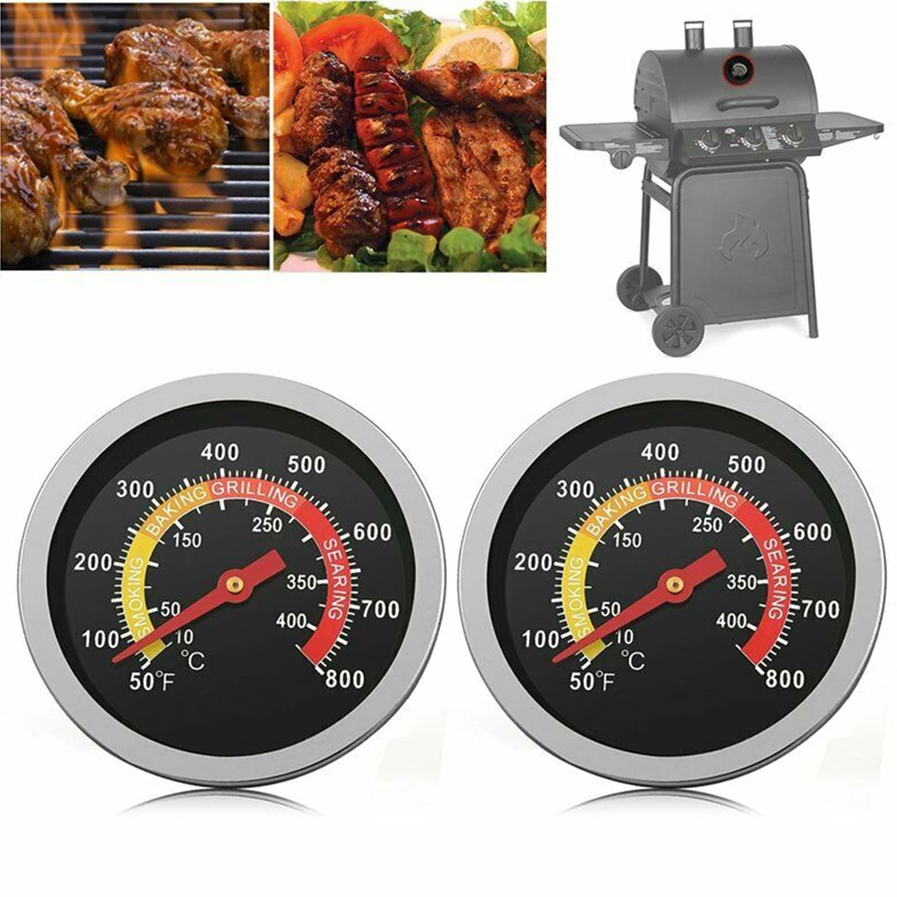 

Barbecue Thermometer Oven Temp Gauge 10~400℃ BBQ Grill Temperature BBQ Grillermometer Digital Barbecue Supplies Kitchen Gadget