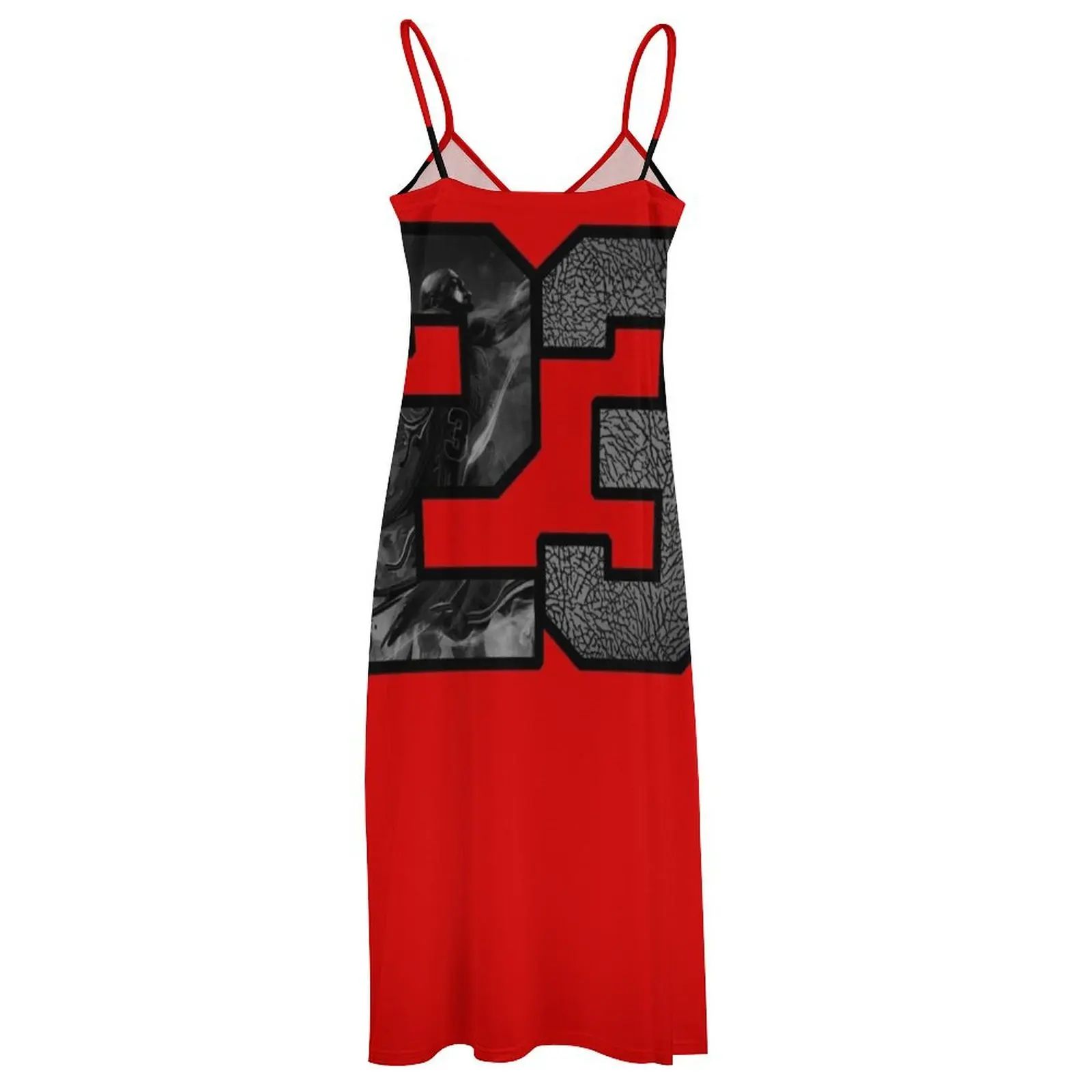 Длинное платье без рукавов с отверстием 23 женское летнее корейское длинное