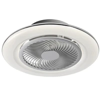 excellent sale intelligent decorative indoor ceiling fan with led light 52w round remote control led ceiling fan lamps