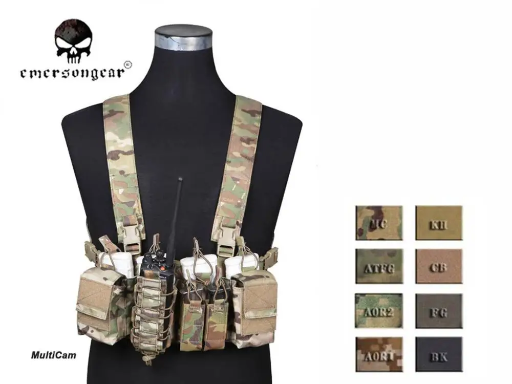 EmersonGear-D3CR Тактическая нагрудная установка боевой жилет для страйкбола EM7442
