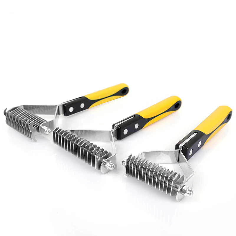 

Расческа для домашних животных, Y-образная односторонняя для удаления шерсти у собак и кошек