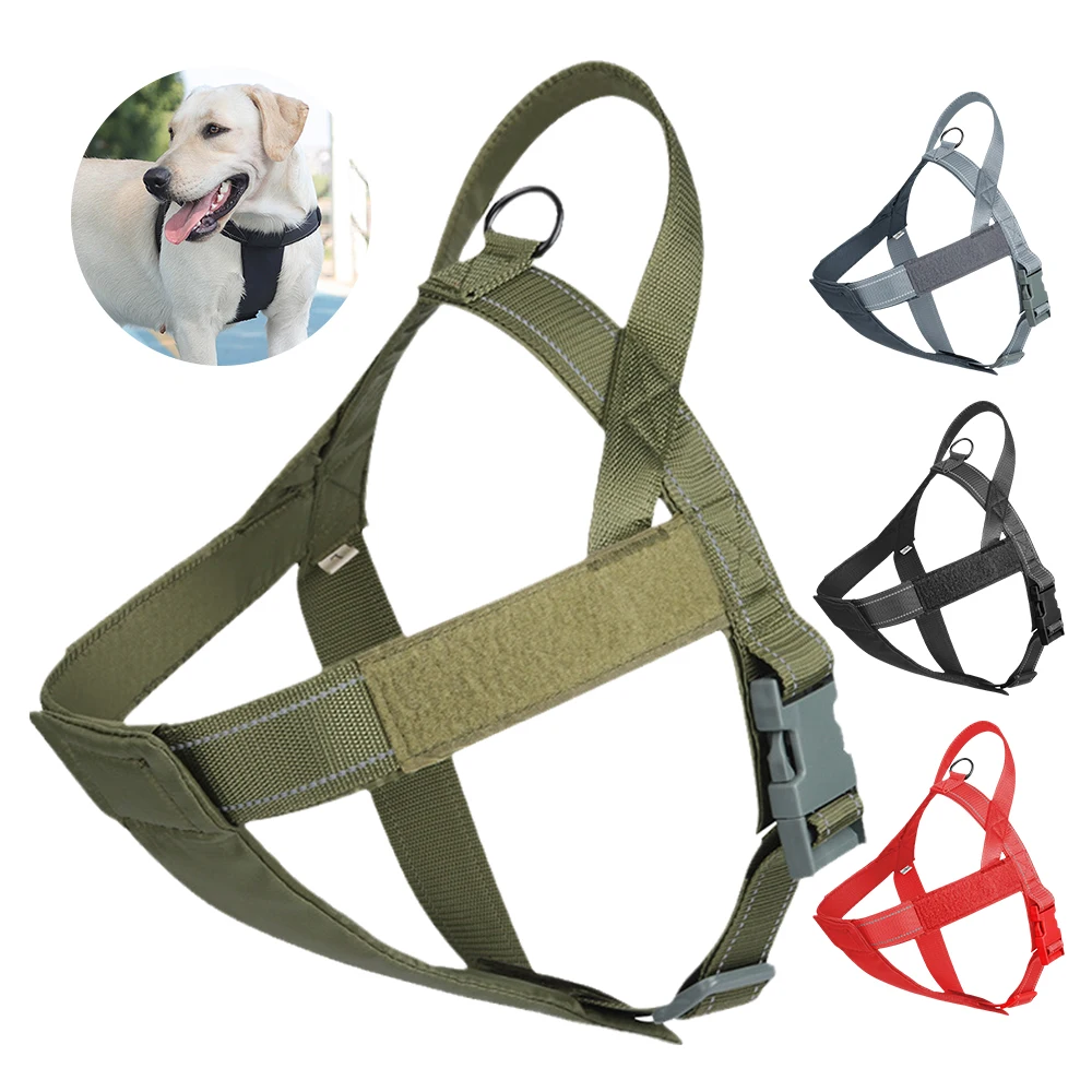 

Medium Dog Harness Antitirones Painless Double Strap Adjustable Harness For Dogs Tactical Dropshipping Free Shipping Items Nylon