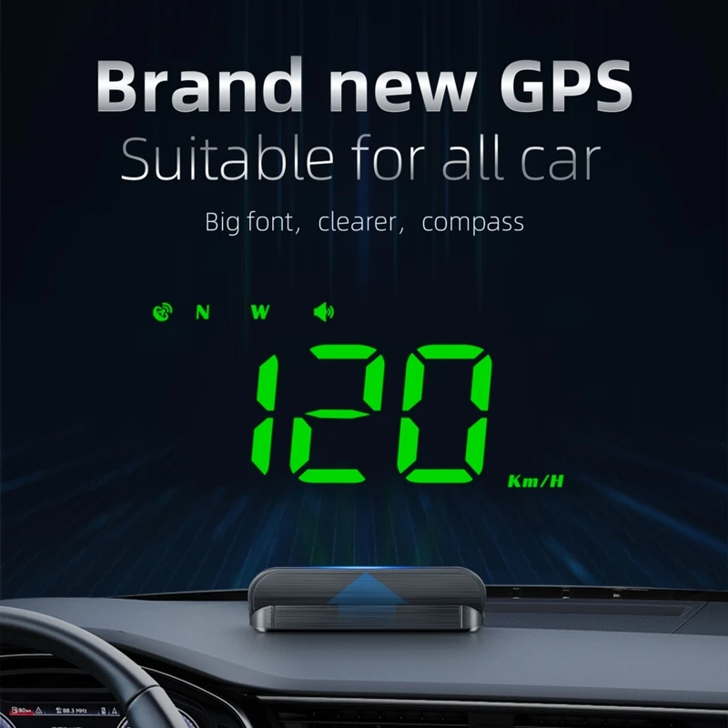 

OBD2 GPS Car HUD for Head Up Display Digital GPS for Smart Speedometer Warn Syst F19A