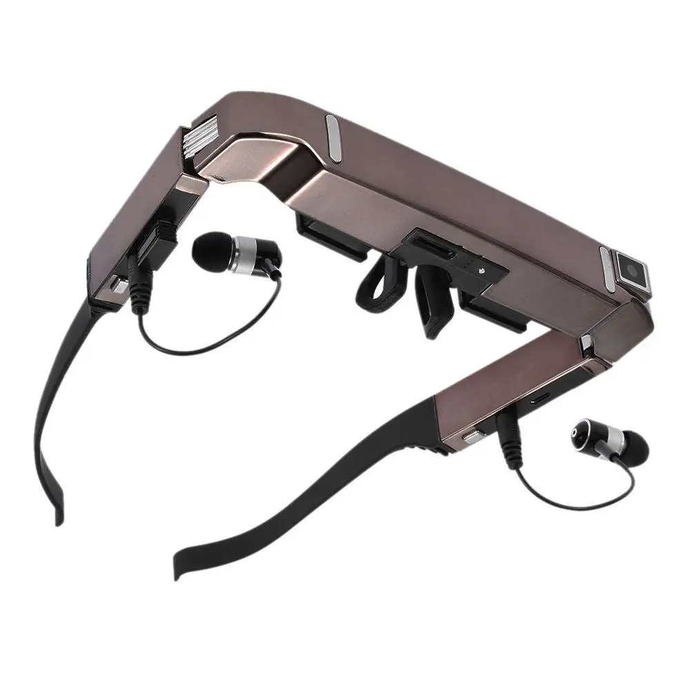 

Vision 800 Smart Android WiFi Glasses Wide Screen Portable Video 3D VR Glasses Private Theater with Bluetooth-compatible Camera