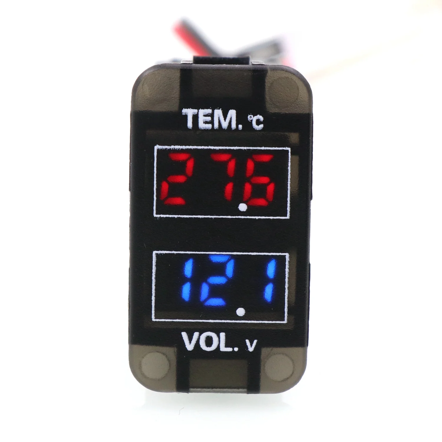 Дисплей внутреннего напряжения автомобиля дисплей внутренней температуры и для