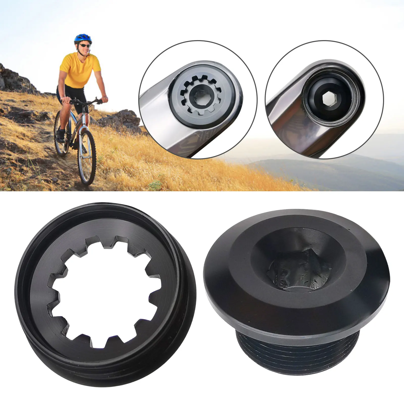 

Internal /External Bicycle Crank Screw, For SHIMAN0 For M9100 Universal Aluminum Crankset Cycling Parts Accessories Tool